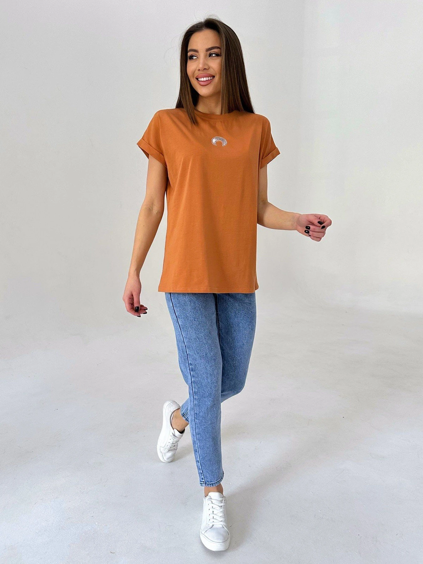 Футболки и поло ISSA Plus модель WN20-453_terracotta Фото
