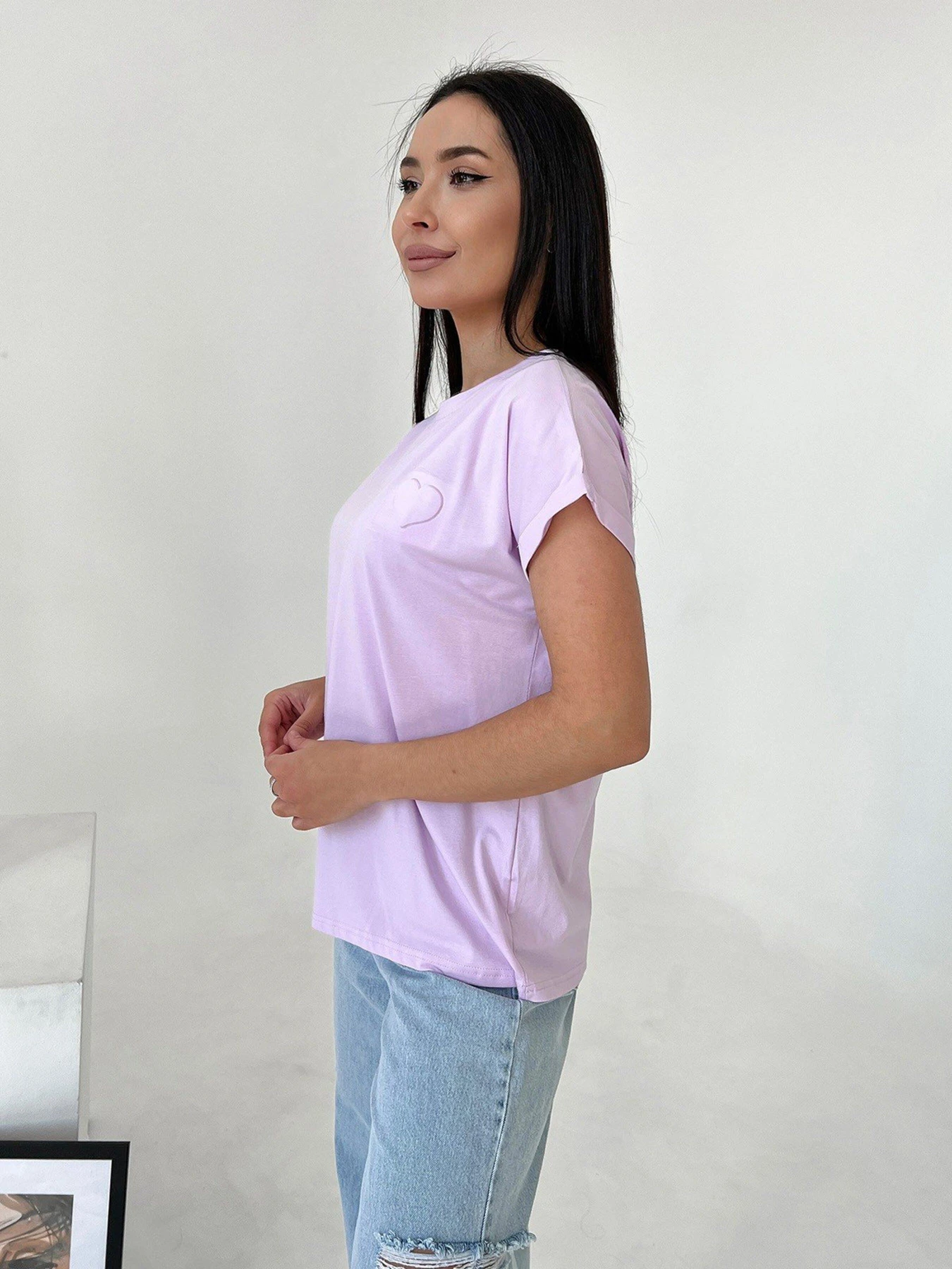 Футболки и поло ISSA Plus модель WN20-457_lilac Фото