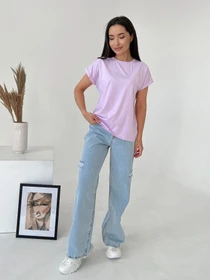 Футболки и поло ISSA Plus модель WN20-457_lilac Фото