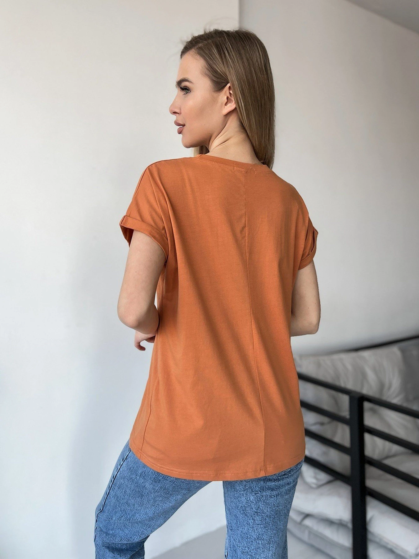 Футболки и поло ISSA Plus модель WN20-457_terracotta Фото