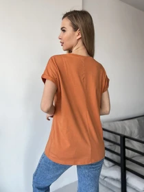 Футболки и поло ISSA Plus модель WN20-457_terracotta Фото