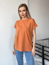 Футболки и поло ISSA Plus модель WN20-457_terracotta Фото