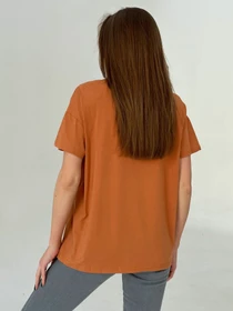 Футболки и поло ISSA Plus модель WN20-460_terracotta Фото