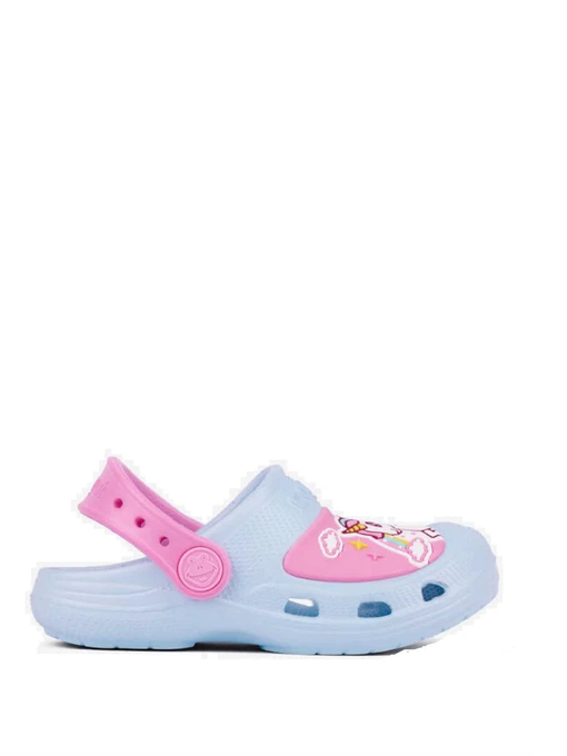 Шлёпанцы COQUI модель 9382CANDY_BLUE_DK.PINK_UNICORN Фото