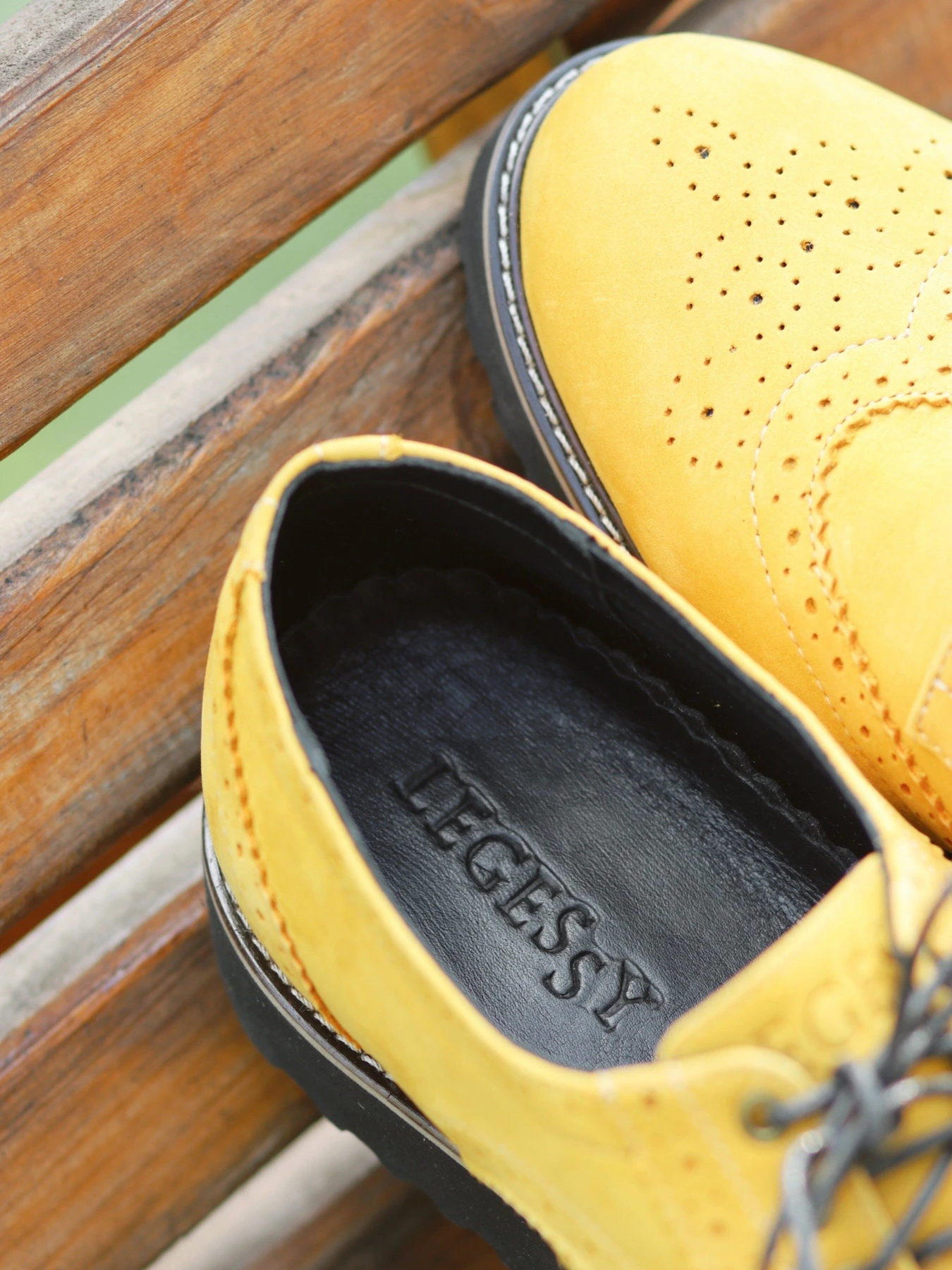 Туфли и лоферы Legessy модель ONYX_YELLOW_B Фото