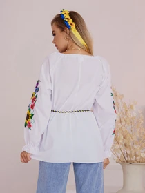 Вышиванки ISSA Plus модель WN20-305_белый Фото