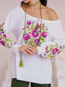 Вышиванки ISSA Plus модель WN20-306_white Фото