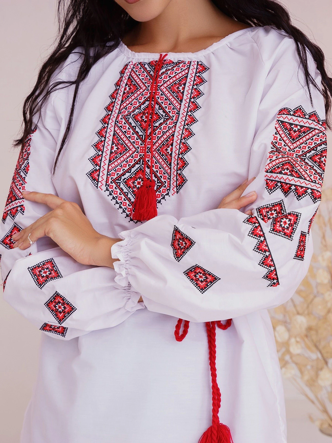 Вышиванки ISSA Plus модель WN20-307_white Фото
