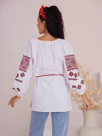 Вышиванки ISSA Plus модель WN20-307_white Фото