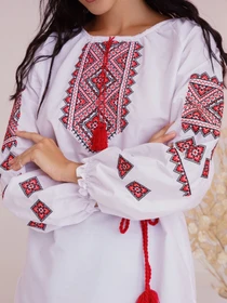 Вышиванки ISSA Plus модель WN20-307_white Фото