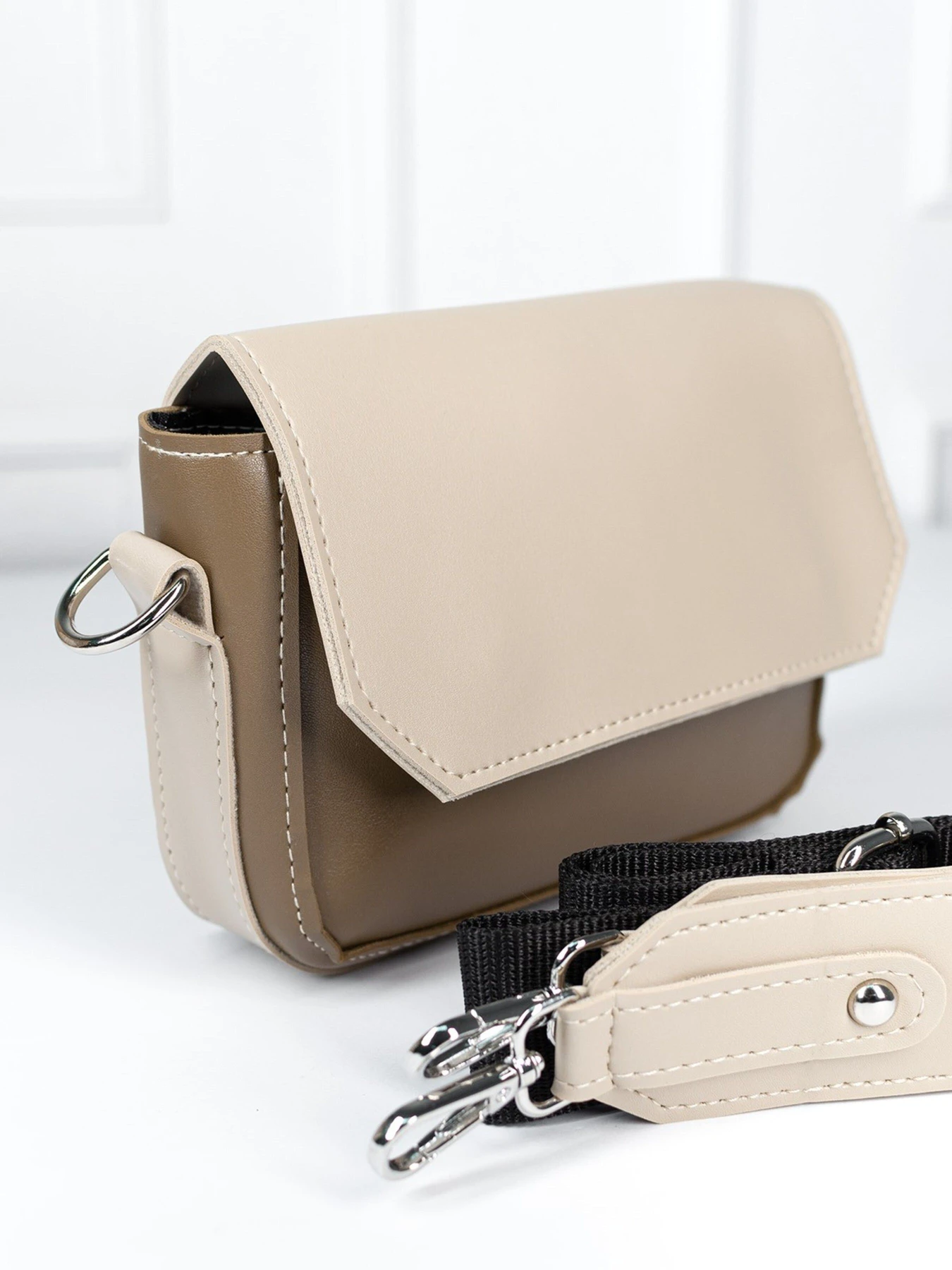 Сумки ISSA Plus модель SU3-138_brownbeige Фото
