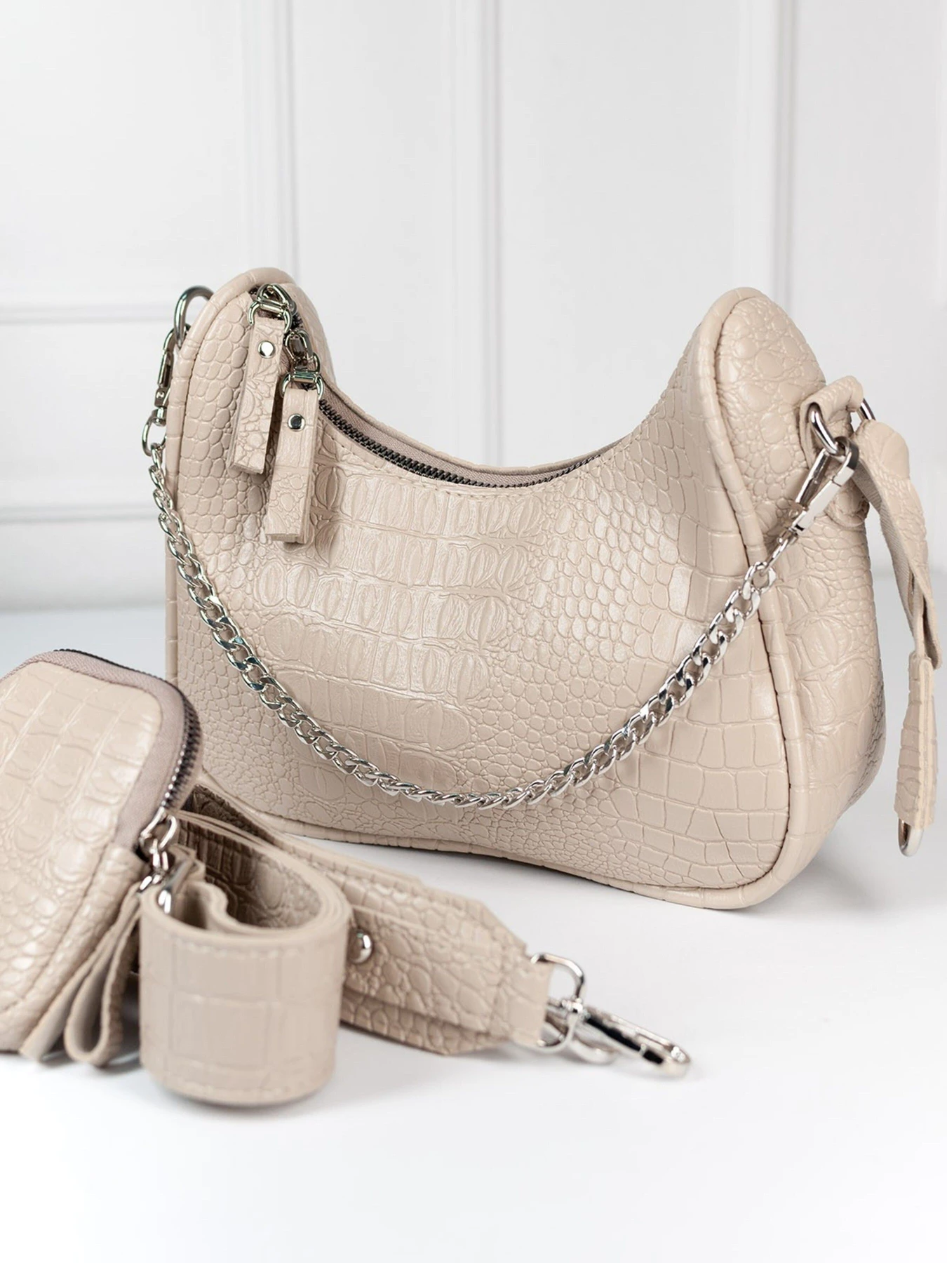 Сумки ISSA Plus модель SU3-183_beige Фото