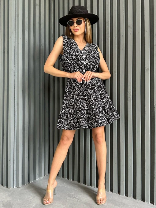 Платья ISSA Plus модель SA-470_black Фото