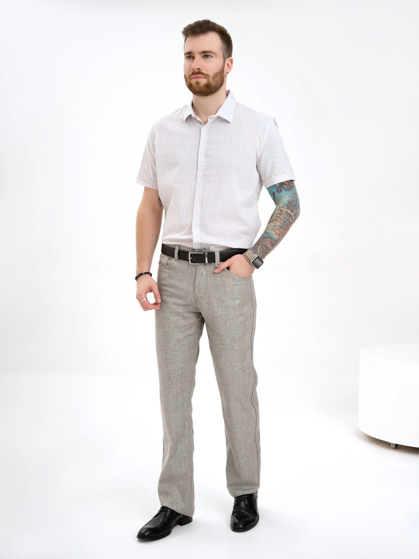 Брюки ISSA Plus модель GN4-139_grey Брюки ISSA Plus модель GN4-139_grey Фото