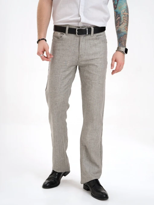 Брюки ISSA Plus модель GN4-139_grey Фото