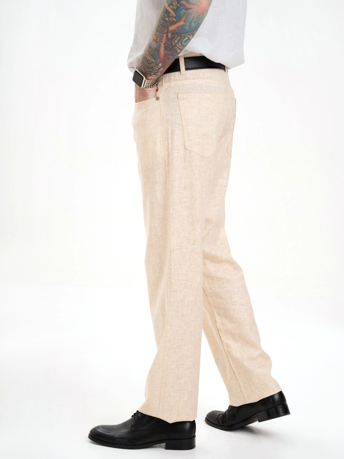 Брюки ISSA Plus модель GN4-140_beige Фото