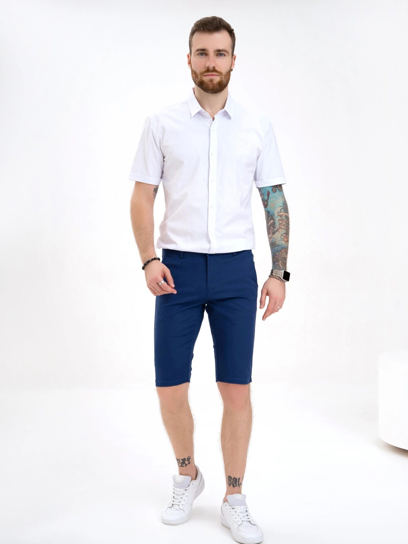Шорти ISSA Plus модель GN4-141_darkblue Фото
