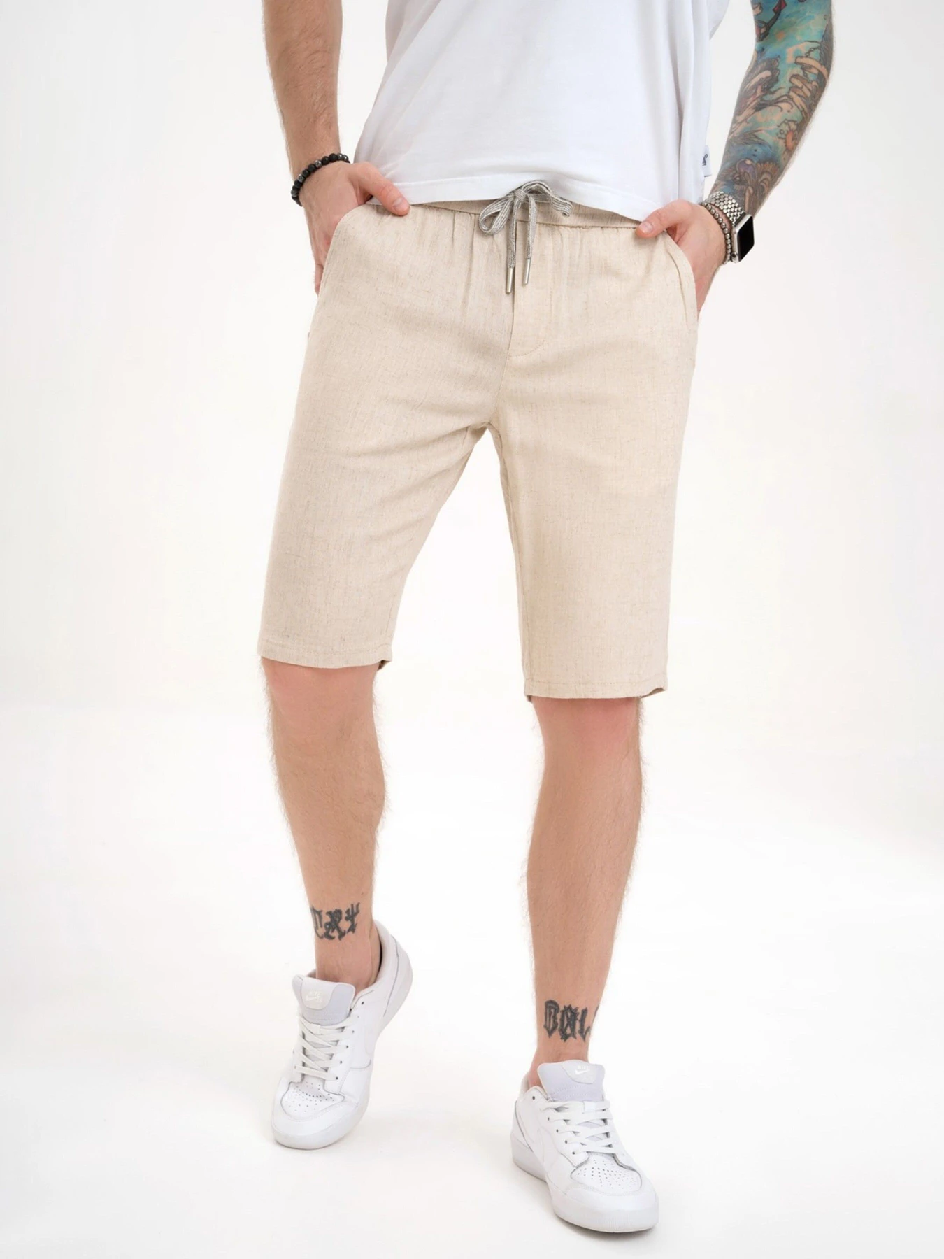 Шорти ISSA Plus модель GN4-143_beige Шорти ISSA Plus модель GN4-143_beige Фото