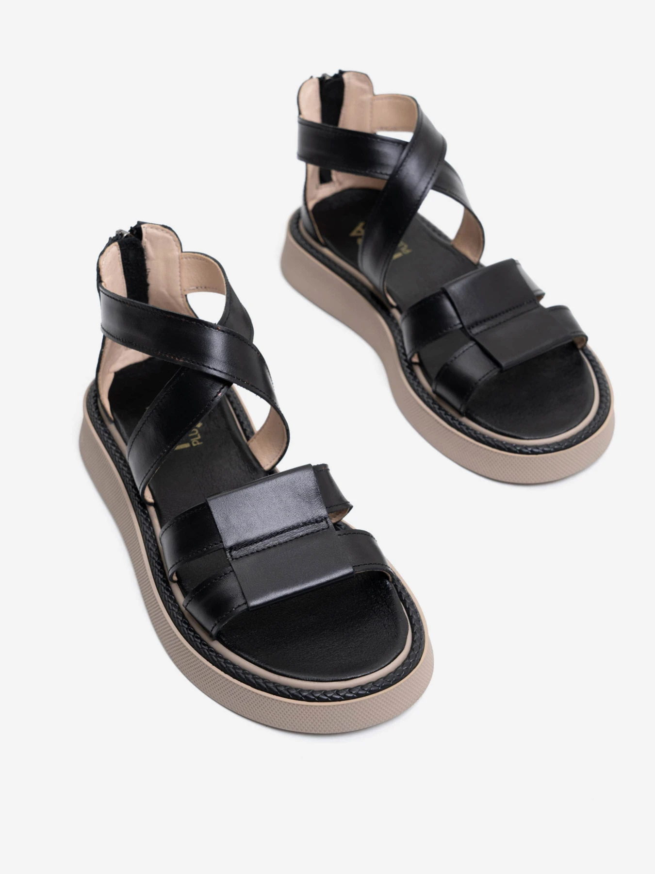 Сандалии ISSA Plus модель OB2-256_black Фото