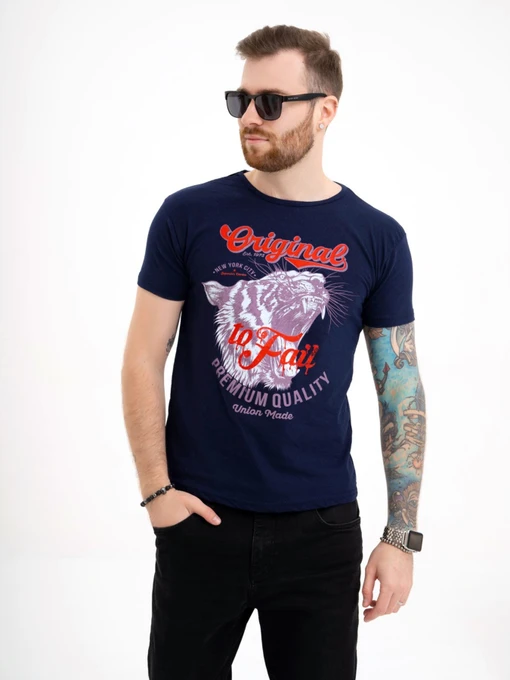 Футболки и поло ISSA Plus модель GN4-111_darkblue Фото