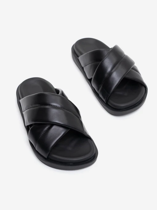 Шлёпанцы ISSA Plus модель OB2-250_black Фото
