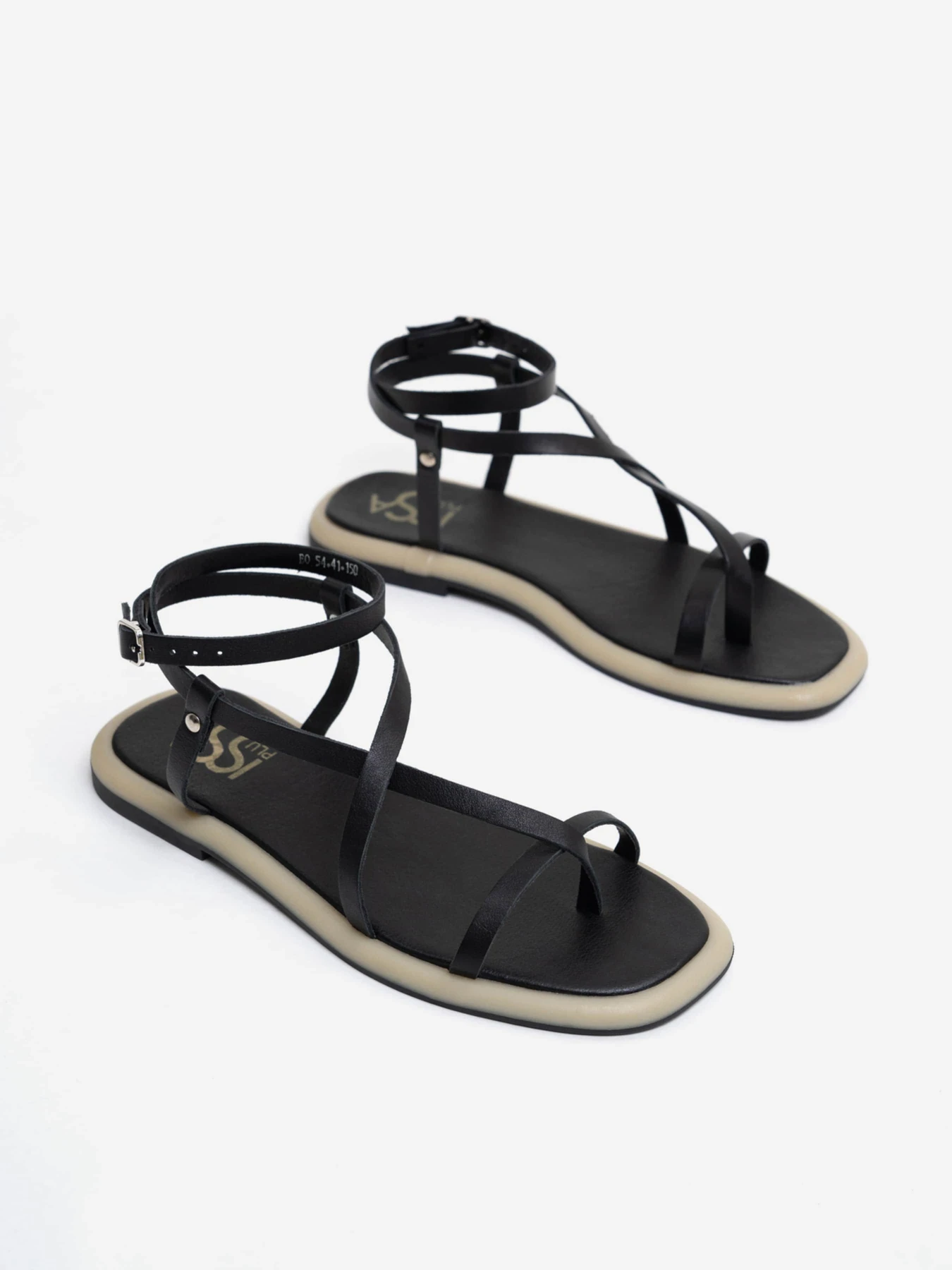 Сандалии ISSA Plus модель OB2-257_black Фото