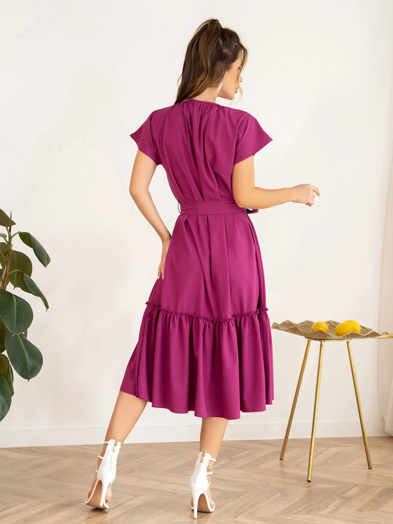 Сукні ISSA Plus модель 13955_purple Фото