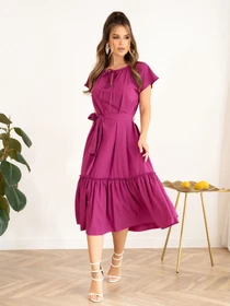 Сукні ISSA Plus модель 13955_purple Фото