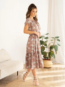 Сукні ISSA Plus модель 13958_brown Фото
