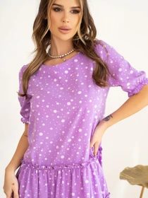 Сукні ISSA Plus модель 13965_lilac Фото