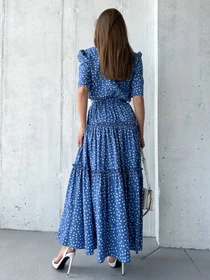 Платья ISSA Plus модель 13975_blue Фото