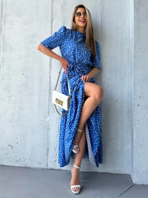 Платья ISSA Plus модель 13975_blue Фото