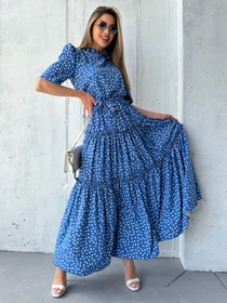 Платья ISSA Plus модель 13975_blue Фото