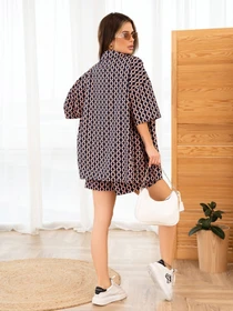 Костюмы ISSA Plus модель 13981_blue Фото