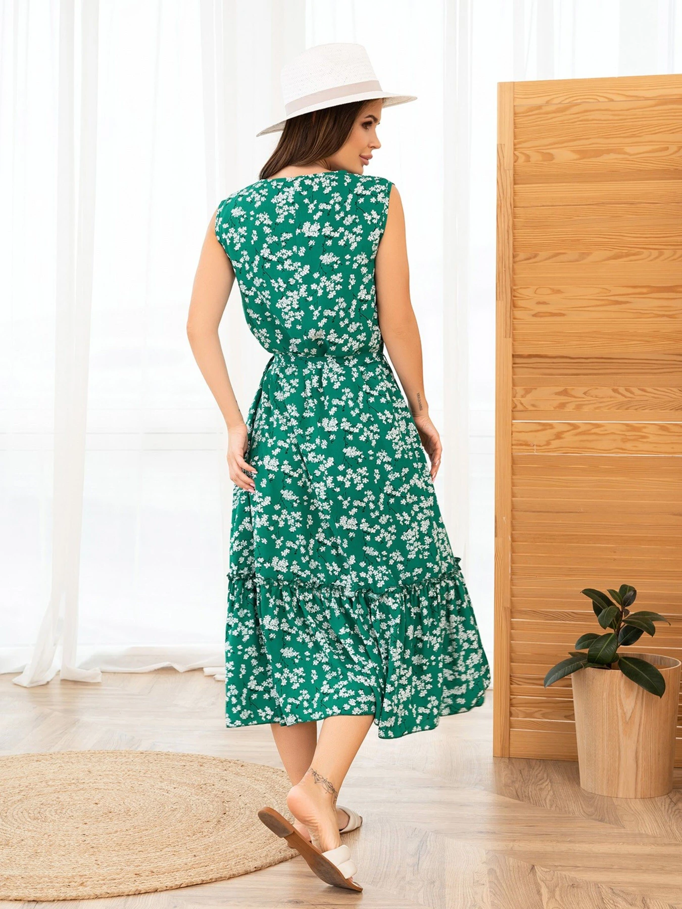 Платья ISSA Plus модель 13989_green Платья ISSA Plus модель 13989_green Фото