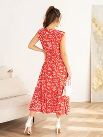 Платья ISSA Plus модель 13989_red Фото