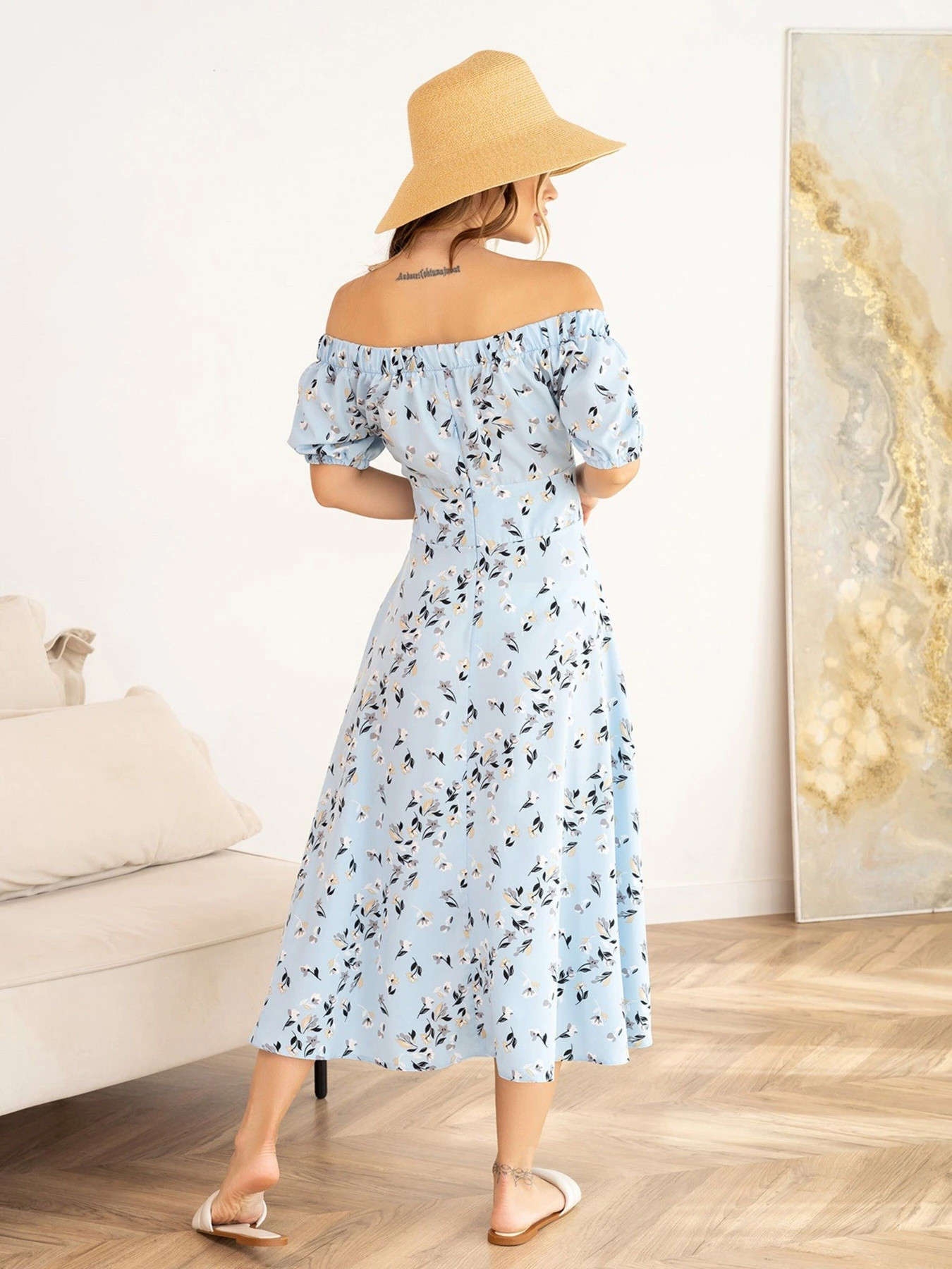 Платья ISSA Plus модель SA-413A_blue Платья ISSA Plus модель SA-413A_blue Фото