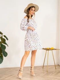 Сукні ISSA Plus модель SA-463_white Фото