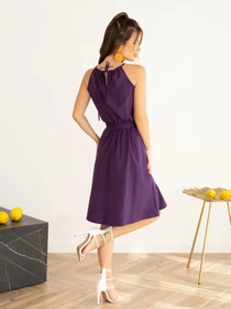 Платья ISSA Plus модель SA-468_darkpurple Фото