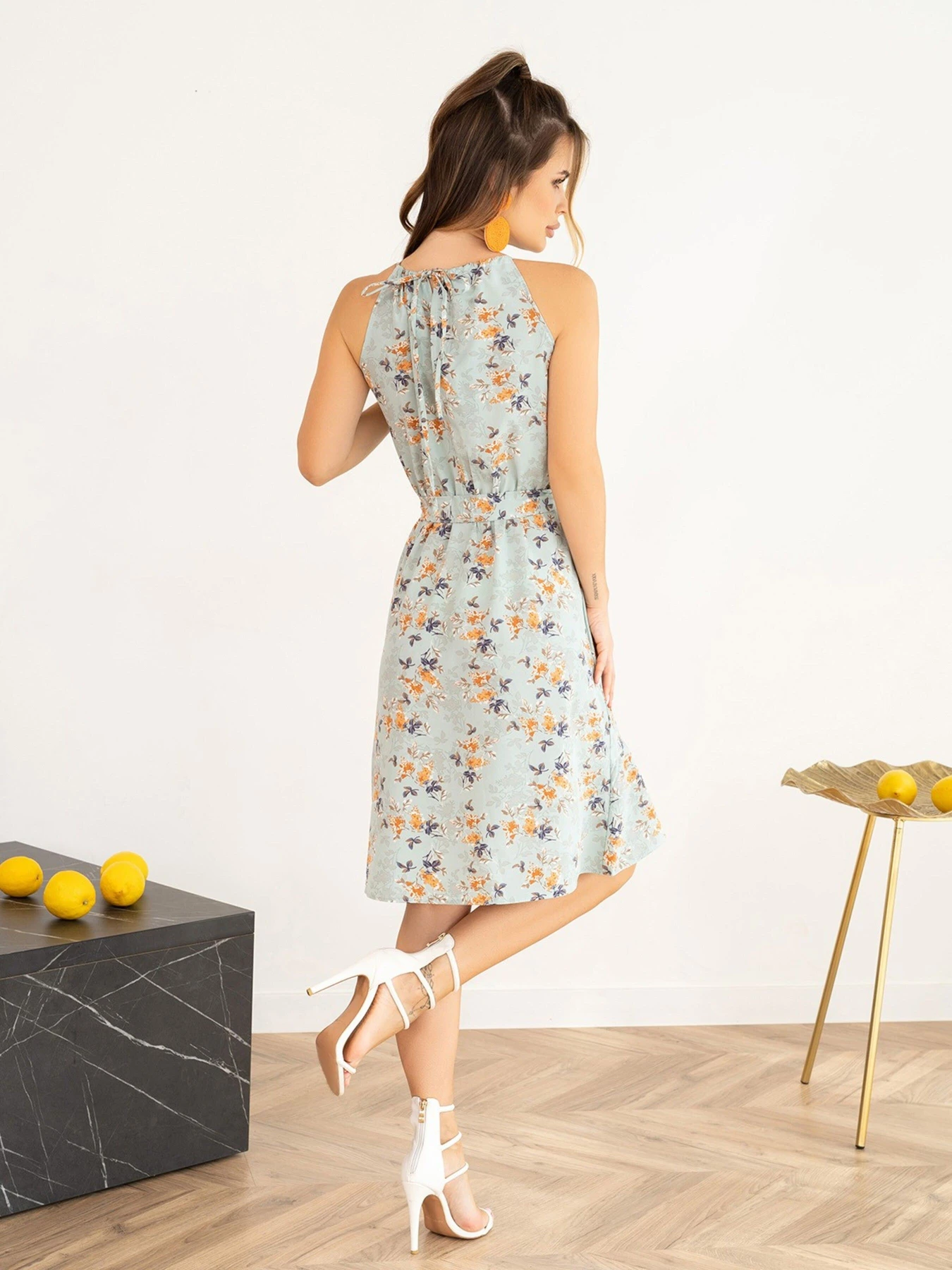 Сукні ISSA Plus модель SA-469_mint Сукні ISSA Plus модель SA-469_mint Фото