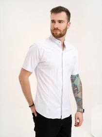 Сорочки ISSA Plus модель GN4-128_white Фото