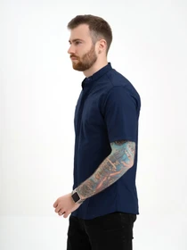 Рубашки ISSA Plus модель GN4-128_darkblue Фото