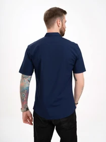 Рубашки ISSA Plus модель GN4-128_darkblue Фото