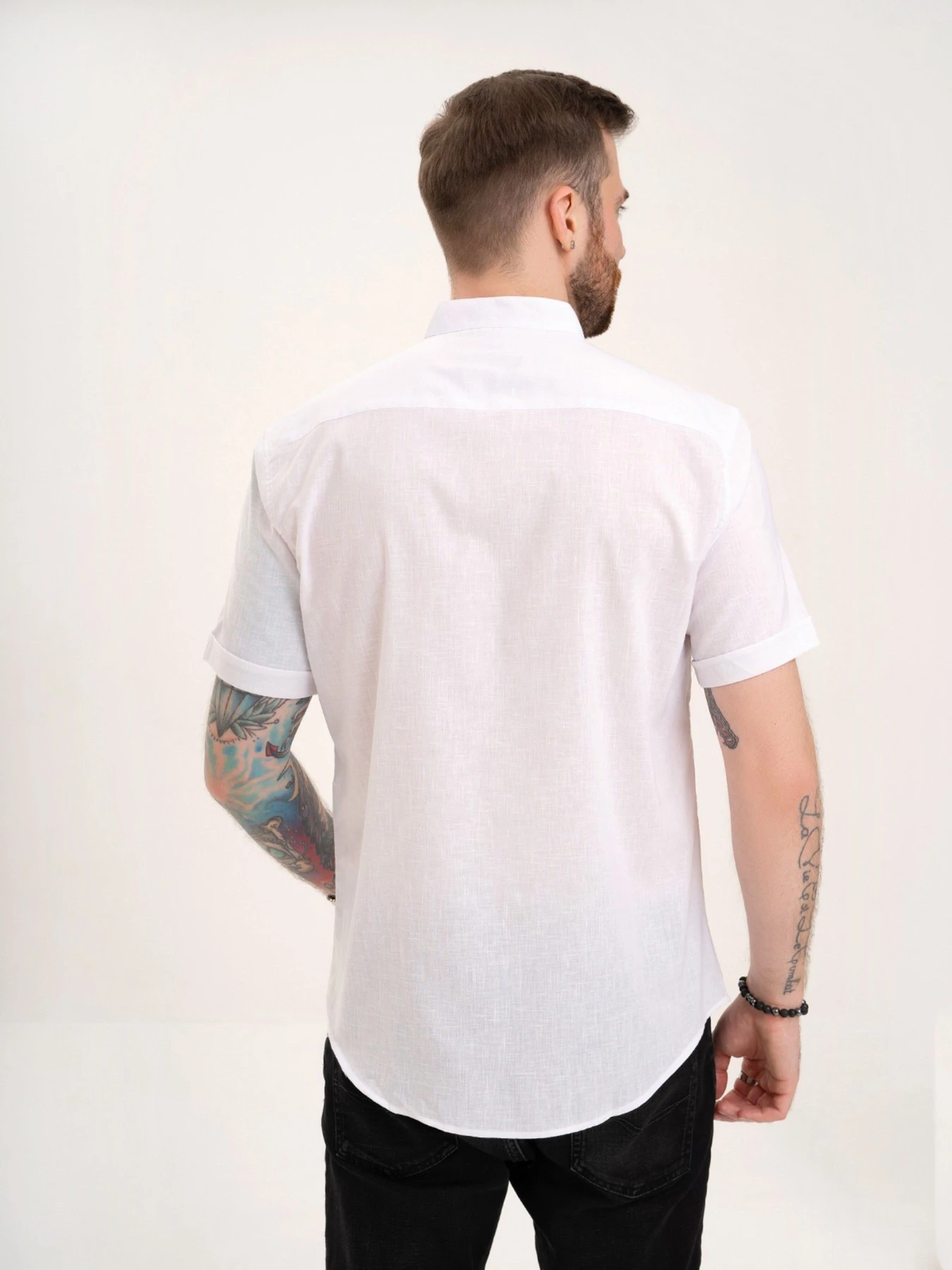 Рубашки ISSA Plus модель GN4-130_white Фото
