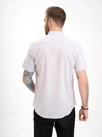 Рубашки ISSA Plus модель GN4-130_grey Фото