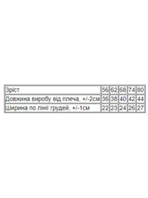 Одяг для немовлят Носи своє модель 5067-008-33-4-blakitnij-lapki Фото