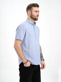 Сорочки ISSA Plus модель GN4-130_lightblue Фото