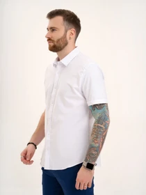 Сорочки ISSA Plus модель GN4-132_white Фото