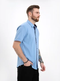 Сорочки ISSA Plus модель GN4-133_lightblue Фото