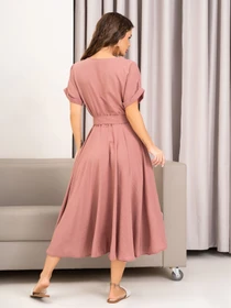 Сукні ISSA Plus модель 13998_pink Фото